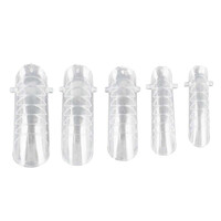 Изображение  Верхние формы для наращивания ногтей Touch Nails Forms Square, 120 шт