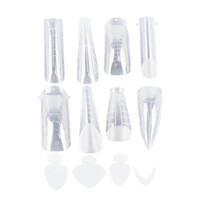 Зображення  Верхні форми + молды Touch Nail Forms Mix 8 in 1 + Mold, 288 шт