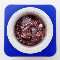 Изображение  Гель для ногтей с большими блестками для дизайна Touch Glow Gel №5, 5 мл, Объем (мл, г): 5, Цвет: 05