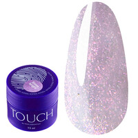 Изображение  Гель для наращивания с шимером Touch Builder Gel Shine Bright 05 розовый, 15 мл, Объем (мл, г): 15, Цвет: 05