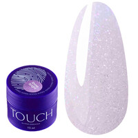 Изображение  Гель для наращивания с шимером Touch Builder Gel Shine Bright 03 светло-розовый, 15 мл, Объем (мл, г): 15, Цвет: 03