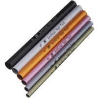 Изображение  Трубочки для создания арки, набор трубочек для наращивания ногтей металлические 6 шт