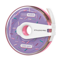 Изображение  Сменный файл-лента белый papmAm с клипсой 240 грит STALEKS PRO EXPERT (ATC-240w)