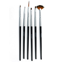 Зображення  Набір пензликів для манікюру 6 шт Starlet Professional