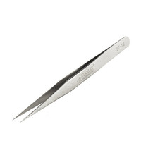 Зображення  Пінцет прямий ST-12 для манікюру і нарощування вій Starlet Professional