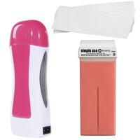 Изображение  Подарочный набор для депиляции Воскоплав + Воск + Бумага