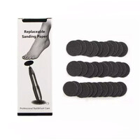 Изображение  Набор сменных файлов для педикюрного диска, 100шт./уп., 25мм. 240 грит