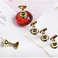 Изображение  Подставка (держатель) под типсы на магнитной основе "Бриллиант" ( 5 подставок в комплекте) Красный