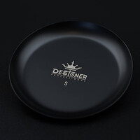 Зображення  Металевий лоток "Круглий" (10см.) Дизайнер для зберігання інструментів та декору Black - 442 S