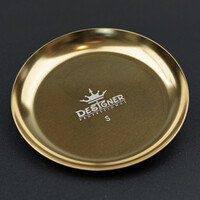Зображення  Металевий лоток "Круглий" (10см.) Дизайнер для зберігання інструментів та декору Gold - 442 S