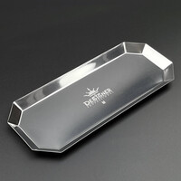 Зображення  Лоток металевий плоский (23,2 х9, 7 см) Дизайнер для зберігання інструментів та декору М-size