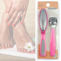 Зображення  Комплект інструментів (2 шт. у наборі) для педикюру, для домашнього та професійного використання, №1 Рожевий