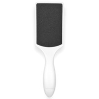 Зображення  Широка терка двостороння з ручкою для ніг, видалення мозолів та огрубілої шкіри (пилка, педикюрна пемза) - 181 Білий