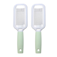 Зображення  Терка (пилка, пемза педикюрна) для видалення мозолів та огрубілої шкіри, силіконова ручка - 186 Салатовий