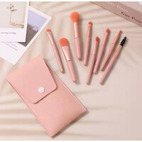 Зображення  Набір макіяжу пензля (8шт. набір) з чохлом для зберігання Помаранчевий #6