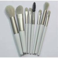 Зображення  Набір макіяжу пензля (8шт. набір) з чохлом для зберігання Блакитний #1