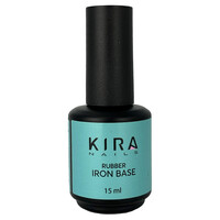 Зображення  Kira Nails Rubber Iron Base - каучукове, базове покриття, 15 мл, Об'єм (мл, г): 15