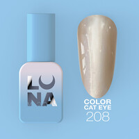 Изображение  Гель-лак LUNAMoon Color Cat Eye №208, 8 мл, Объем (мл, г): 8, Цвет: 208