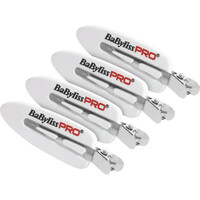 Зображення  Металеві перукарські затискачі для волосся BaByliss PRO DUAL SHIELD DENTS 4 шт. (M4460E)
