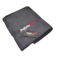 Зображення  Перукарський рушник Babyliss Pro Black Towel, 35х70 см чорний (M4053E)