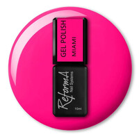 Изображение  Гель-лак для ногтей ReformA Gel Polish Miami, 10 мл, Объем (мл, г): 10, Цвет: Miami
