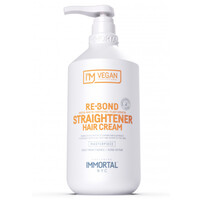Изображение  Женский крем для глубокого восстановления и выпрямления поврежденных волос Immortal NYC RE-BOND, 1000 мл (NYC-68)