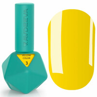 Зображення  Гель-лак Victoria Avdeeva Yellow Color №3, 12 мл, Об'єм (мл, г): 12, Колір: 03
