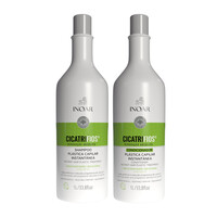 Зображення  Безсульфатний набір від лупи Вітамін Е для фарбованного волосся Inoar Cicatrifios, 2х1000 мл