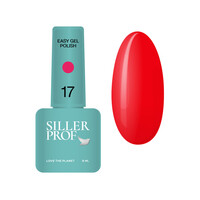 Изображение  Гель-лак однофазный для педикюра Siller Easy Gel Polish №17, 8 мл, Объем (мл, г): 8, Цвет: 17