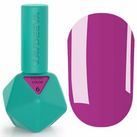 Зображення  Гель-лак Victoria Avdeeva Fuchsy Color №6, 12 мл, Об'єм (мл, г): 12, Колір: 06