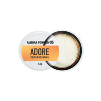 Зображення  Втирка для дизайну нігтів Adore Professional Aurora Powder №05, 0.5 г, Об'єм (мл, г): 0.5, Колір: 05