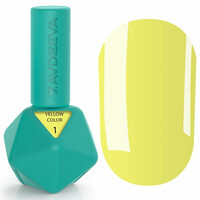 Зображення  Гель-лак Victoria Avdeeva Yellow Color №1, 12 мл, Об'єм (мл, г): 12, Колір: 01