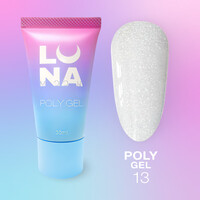 Изображение  Полигель для наращивания ногтей LUNAMoon Poly Gel №13, 30 мл, Объем (мл, г): 30, Цвет: 13