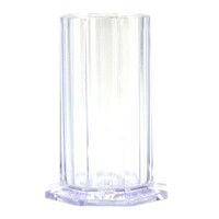 Зображення  Підставка-склянка для кистей К-33 пластик, прозорий