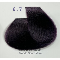 Зображення  Напівперманентна крем-фарба для волосся Elgon Color Tonalight 6.7 темний блонд фіолетовий, 100 мл, Об'єм (мл, г): 100, Колір: 6.7