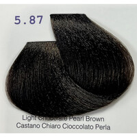 Зображення  Напівперманентна крем-фарба для волосся Elgon Color Tonalight 5.87 світлий каштан коричнево-перлинний, 100 мл, Об'єм (мл, г): 100, Колір: 5.87