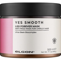 Зображення  Маска для надання гладкості волосся Elgon Yes Smooth Liss Forever Mask, 500 мл, Об'єм (мл, г): 500