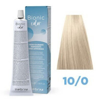 Изображение  Крем-краска для волос без аммиака Inebrya Bionic Color 10/0 светлый платиновый блондин, 100 мл, Объем (мл, г): 100, Цвет: 10/0