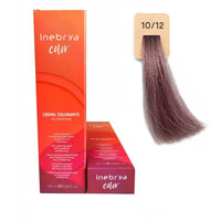 Изображение  Крем-краска для волос с аммиаком Inebrya Color 10/12 платиновый пепельный блондин, 100 мл, Объем (мл, г): 100, Цвет: 10/12
