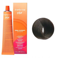 Изображение  Крем-краска для волос с аммиаком Inebrya Color 4/0 каштановый, 100 мл, Объем (мл, г): 100, Цвет: 4/0