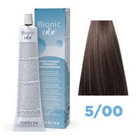 Изображение  Крем-краска для волос без аммиака Inebrya Bionic Color 5/00 интенсивный темный коричневый, 100 мл, Объем (мл, г): 100, Цвет: 5/00
