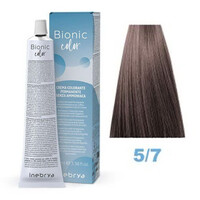 Изображение  Крем-краска для волос без аммиака Inebrya Bionic Color 5/7 экстра шоколад, 100 мл, Объем (мл, г): 100, Цвет: 5/7