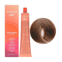 Изображение  Крем-краска для волос с аммиаком Inebrya Color 7/13 русый пепельно-золотистый, 100 мл, Объем (мл, г): 100, Цвет: 7/13