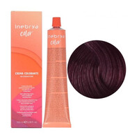 Изображение  Крем-краска для волос с аммиаком Inebrya Color 5/20 светло-каштановый фиолетово-вишневый 100 мл, Объем (мл, г): 100, Цвет: 5/20
