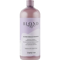 Зображення  Шампунь для відтінків блонд Inebrya Blondesse Blonde Miracle Shampoo, 1000 мл, Об'єм (мл, г): 1000