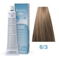 Изображение  Крем-краска для волос без аммиака Inebrya Bionic Color 6/3 золотистый темно-русый, 100 мл, Объем (мл, г): 100, Цвет: 6/3