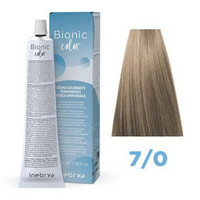 Изображение  Крем-краска для волос без аммиака Inebrya Bionic Color 7/0 русый, 100 мл, Объем (мл, г): 100, Цвет: 7/0