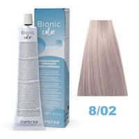 Изображение  Крем-краска для волос без аммиака Inebrya Bionic Color 8/02 светлый жемчужный блондин, 100 мл, Объем (мл, г): 100, Цвет: 8/02