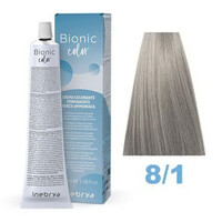 Изображение  Крем-краска для волос без аммиака Inebrya Bionic Color 8/1 пепельный светло-русый, 100 мл, Объем (мл, г): 100, Цвет: 8/1