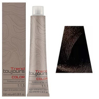 Изображение  Крем краска для волос Trend Toujours Color Professional Color Care 4.45 медно-красно-коричневый, 100 мл, Объем (мл, г): 100, Цвет: 4.45